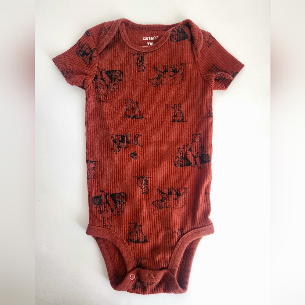 Carters 9m outfit / set. Ribbed bear print gender neutral - Picture 5 of 5